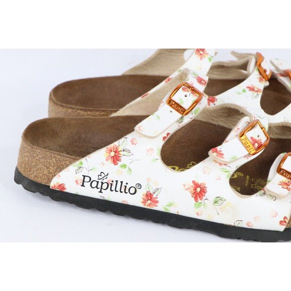 Birkenstock | Shoes | Vintage Papillio Birkenstock Womens 8  Vintage Papillio Birkenstock Womens 8 Distressed Leather Flower Power Sandals